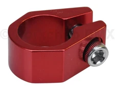 Tuf Neck style BMX bicycle seat post clamp - 25.4mm (1") - RED
