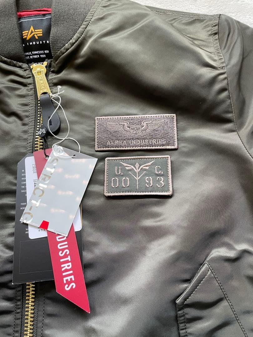 Alpha Industries MA-1 Neo Zeon Char Aznable Flight Jacket Military