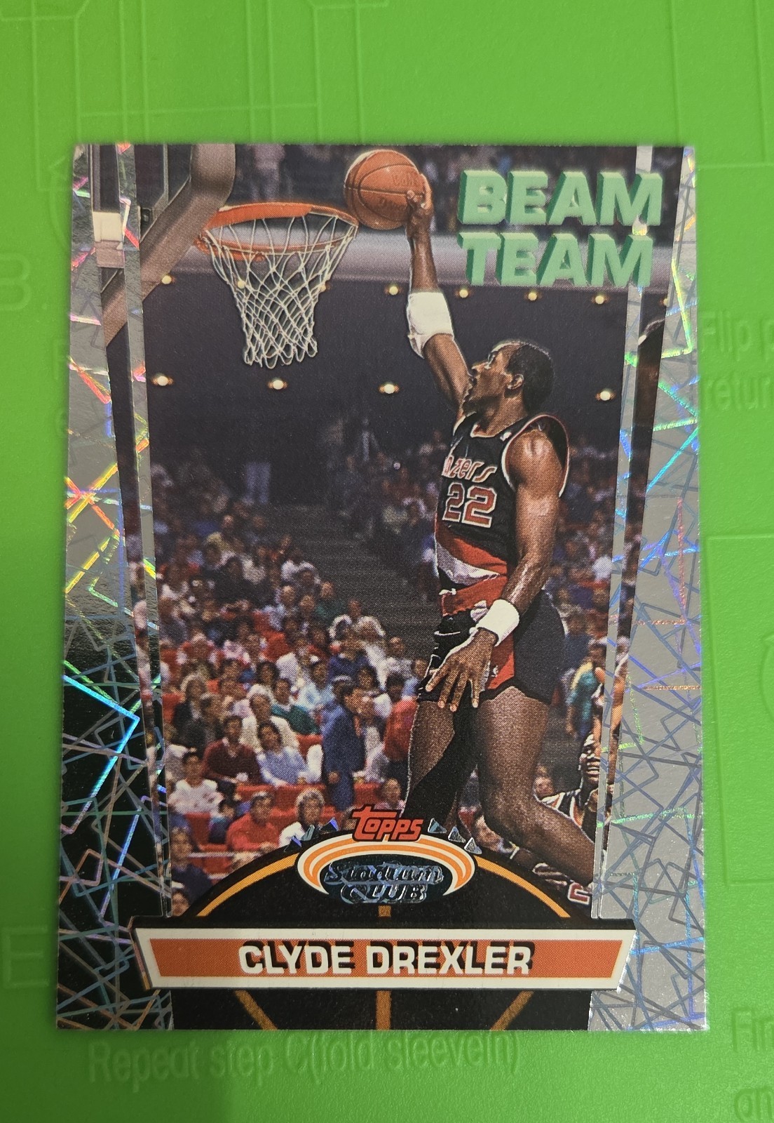 1992-93 Topps Stadium Club - Beam Team Clyde Drexler #4 Members Only
