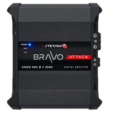 Stetsom 3000 Watts RMS Amplifier Mono Full Range Digital 4 Ohm Bravo Attack