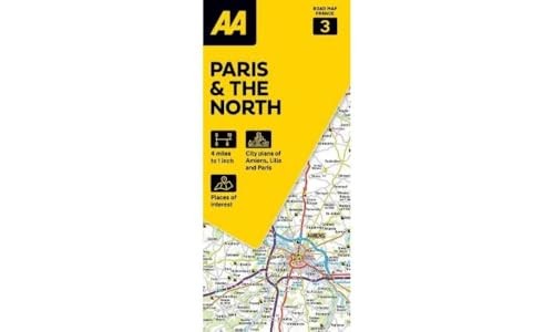 AA Road Map Paris & The North (Sheet map, folded) - Image 2
