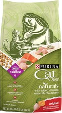 4Packs Naturals Dry Cat Food Vitamins Minerals 3.15Lb Bags 3.75 per pound