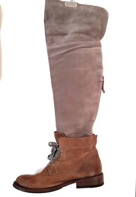Brunello Cucinelli Lederstiefel Reiterstiefel
