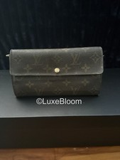 Authentic Louis Vuitton Monogram Sarah Wallet w/COA