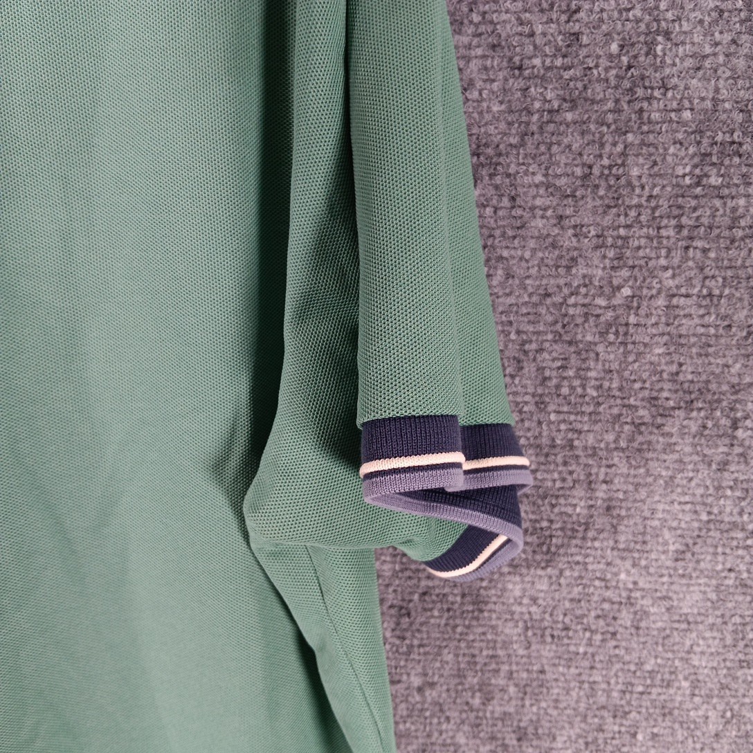 Hugo Boss Moisture Manager Polo Shirt Mens Large Green Regular Fit Golf Tennis thumbnail 20