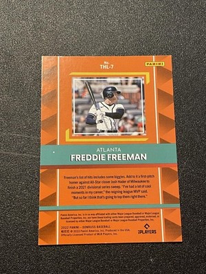 2022 Donruss #THL-7 Freddie Freeman The Hit List Vector