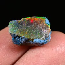 Black Ethiopian Opal Rough, Jewelry Grade Welo Opal Rough, Multi Fire Opal Raw
