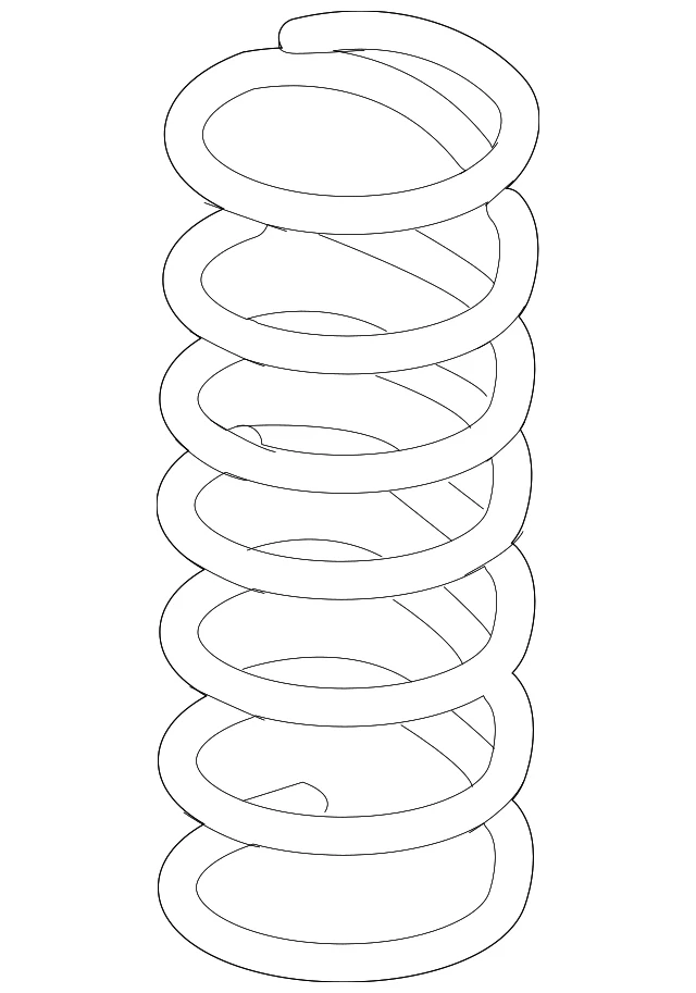 Nissan Pathfinder 2005-2009 genuino - resorte 55020-EA501 Foto 2 de 3