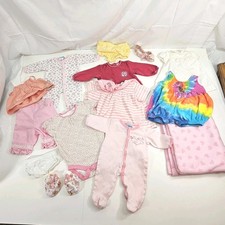 Baby Girl Clothes 15 Pc Newborn 0-6M Onepiece Outfits Carter  s Disney Gap Bundle