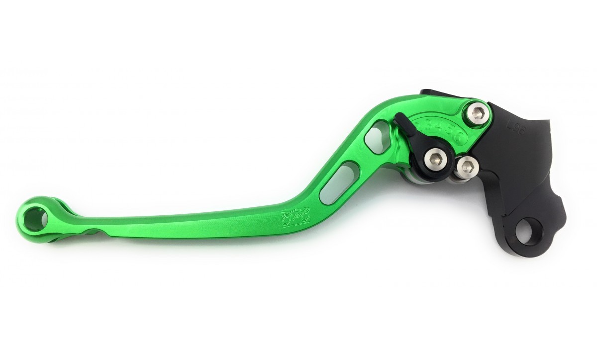 Levier ER-6F longue distance vert pour remplacer vos commandes moto 2012-2016