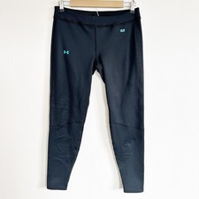 Under Armour Base 3.0 Leggings Womens M Black Fitted Coldgear Insulated Winter