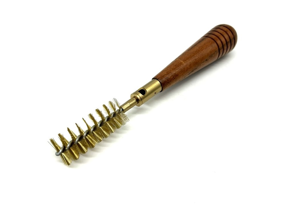 Scovolo Ottone con manico legno per pulizia camera di scoppio