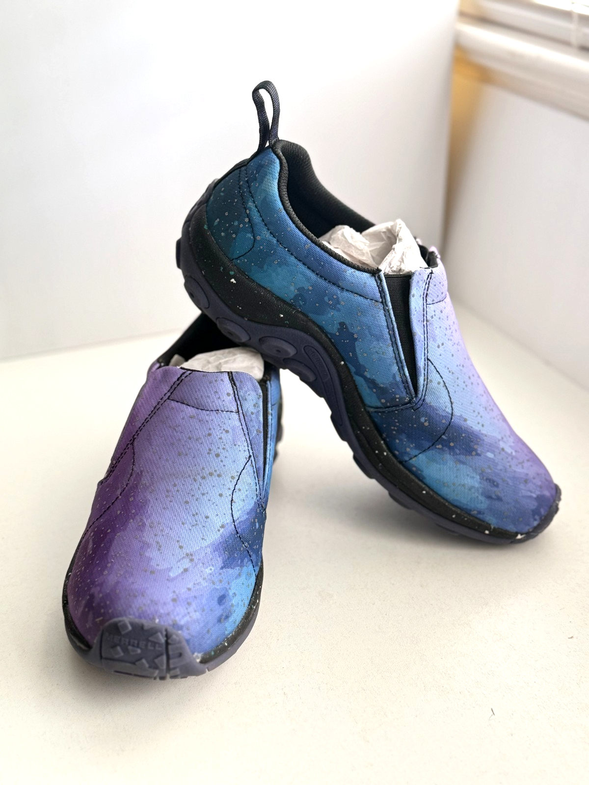 Merrell Scarpe Slip On Uomo Doppia Densità Taglia 8 5 Inglese Lavanda Ombre Unisex