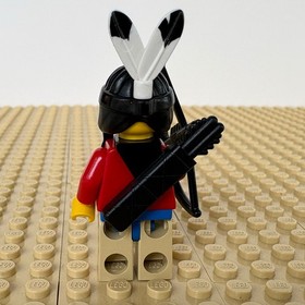 LEGO Western, Indians: Indian 2 Male, BOW, QUIVER, ww014, 6748, CANYON, 1997