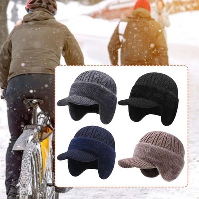 Herren Wintermütze mit Krempe