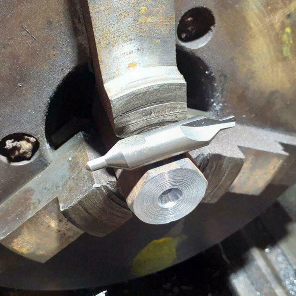 5 Sizes Combined HSS Center Drill Countersink Bit Lathe Mill Tackle Tool Kit Set