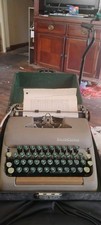 VTG 1950’s Smith Corona Silent Typewriter With Case Green Keys Vintage thumbnail