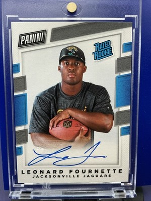 LEONARD FOURNETTE 2017 PANINI Rated ROOKIE RC Auto Personal Edition Jaguars LSU