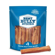 Thick 6 Inch Bully Sticks - 18 Count Pack of 1 - Natural, Grass-Fed, Single...
