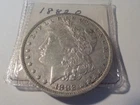 1882 0   Silver  Morgan  dollar