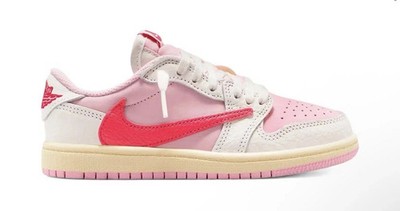 Jordan 1 Retro Low OG SP Travis Scott 'Tropical Pink' (PS) - Size 3Y - CONFIRMED
