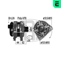 Lichtmaschine Generator Lima ERA 209324A 14V FüR Landrover Range Rover Evoque XF