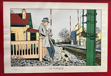 Dodier - Jérôme K Jérôme Bloche - Estampe numérotée et signée - La planque