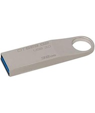 Kingston 32 GB DataTraveler SE9 G2 USB 3.0 Flash Drive DTSE9G2/32GB , Silver