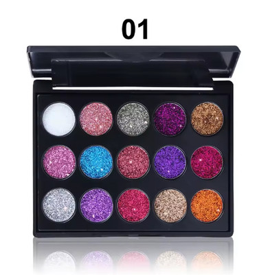 Waterproof Glitter Eyeshadow Palette, Finer,Long-Lasting Makeup,FREE SHIPPING