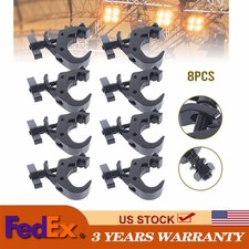 8 Pack 330lbs Heavy Duty Stage Lighting Clamps DJ Light Truss Clamp Set Black US