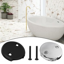 Cleverly Designed 3 25 Inch Bathtub Overflow Plate for Easy Installation