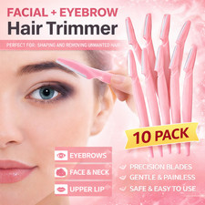 Dermaplane Razor For Women Men Eyebrow Razors Dermaplaning Tool For Face, 10pcs