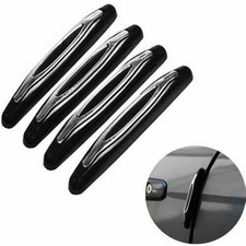 4 PCS SET BLACK COMPACT CAR DOOR EDGE GUARD BUMPER SCRATCH PROTECTOR MOLDING