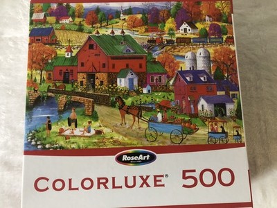 ROSE ART Colorluxe 500-Piece Jigsaw Puzzle 