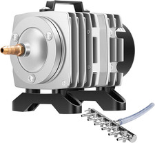 Commercial Air Pump 634GPH, 25W, 40L/Min 6 Outlet for Aquarium and Hydroponic Sy