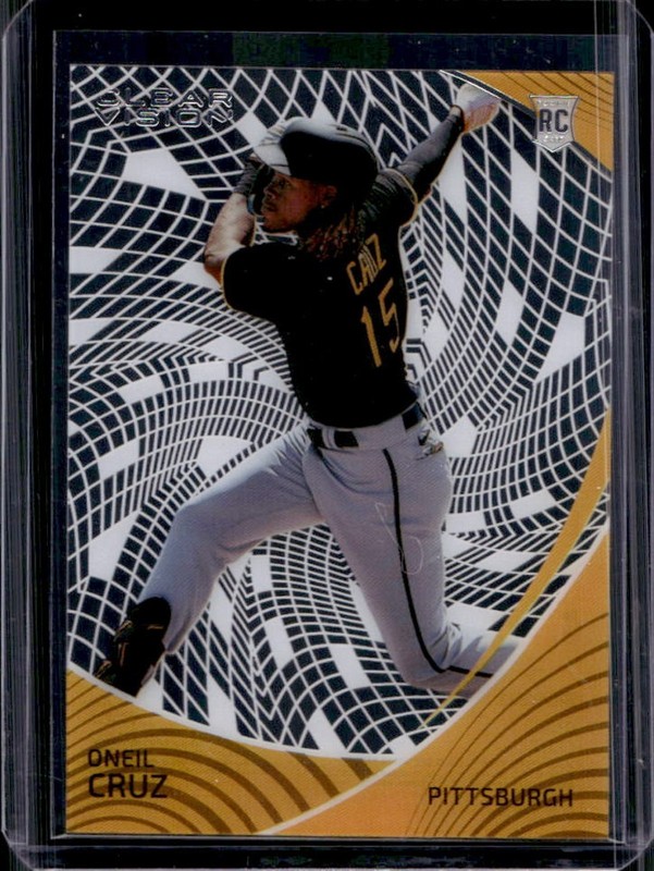 2022 Chronicles Oneil Cruz Clear Vision RC Rookie #2 Pirates