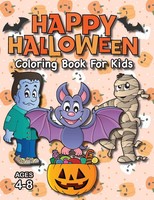Engage Books | Happy Halloween Coloring Book For Kids | Taschenbuch | Englisch