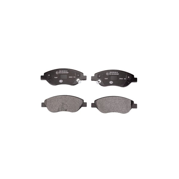 Bremsbelagsatz Scheiben Mit VerschleißWarnung 19,4 Mm Hella FüR U.A. Fiat Tipo-image