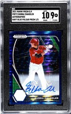 2021 Panini Prizm PDP72 Bubba Chandler NAVY BLUE PULSAR /5 SGC 9 w/10 AUTO (1/5)
