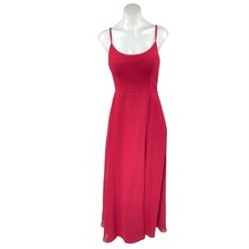 NEW Azazie Moira Red Sleeveless Cami Camisole Tank A Line Maxi Dress One Size