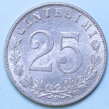 VITTORIO EMANUELE III 25 CENTESIMI 1902 AQUILA SABAUDA RARA SPL NICHEL NICKEL