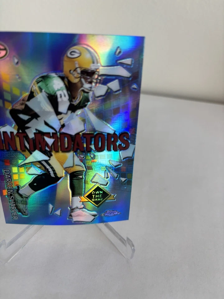 2001 Topps Chrome Intimidators Refractor #TI2 Darren Sharper   NM - Image 4 of 4