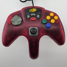 Mad Catz Advanced Wired Control Pad Translucent Red for Nintendo 64