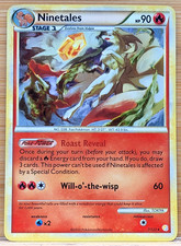 Ninetales 7/123 Heartgold & Soulsilver Holo POKEMON