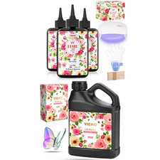 300G UV Resin Kit with Light and UV Resin Clear 500G