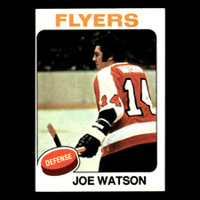 Joe Watson #281 1975 Topps Philadelphia Flyers Hockey Card NHL EX