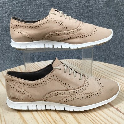 Cole Haan Shoes Womens 9 B Zerogrand Wing Oxford Brown Leather