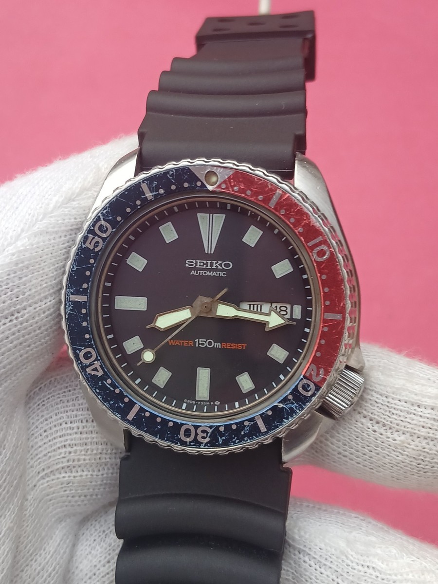 Seiko Prospex Men's Black Watch - 6309-729A for sale online | eBay