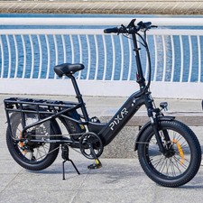 Bicicletta elettrica PIXAR PLUS 7 500W 48V 20,4Ah batteria 20'' city eBike Shimano 7 velocità