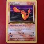 Charmander 50/82 Team Rocket Regular First Edition Pokémon Card Lp